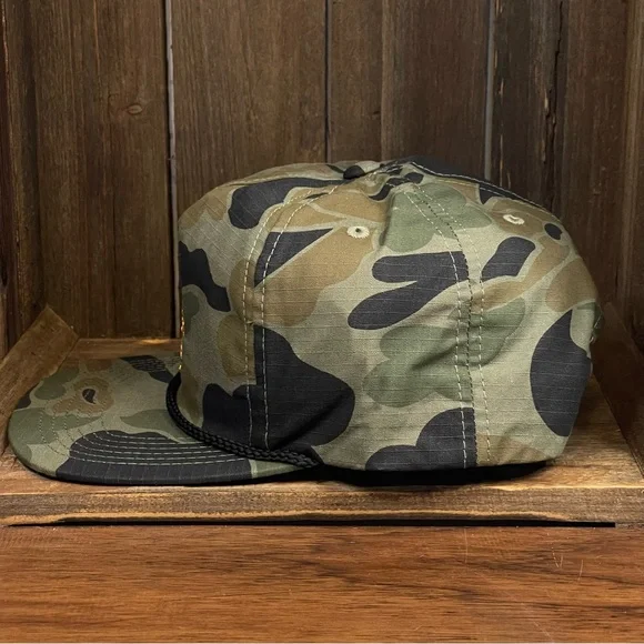 SOLD-Howler Brothers Los Hermanos “ The Brothers” Austin Texas Snapback Camo Hat - Picture 4 of 12